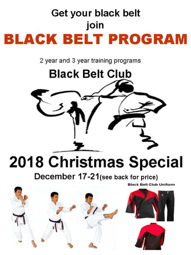 Special Black Belt  Program